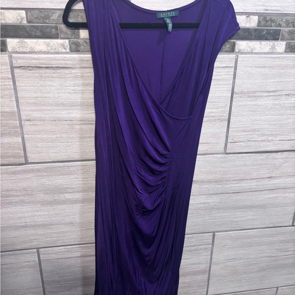 Ralph Lauren wrap  Purple Dress